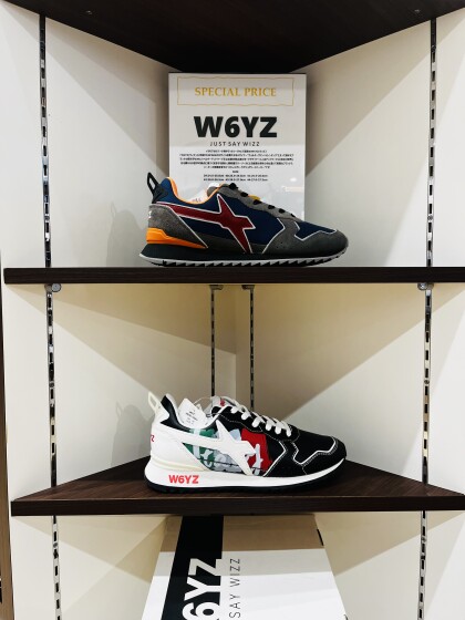 ⭐️ラグジュアリースニーカーの W6YZ がSALEプライスで登場‼️ ⭐️