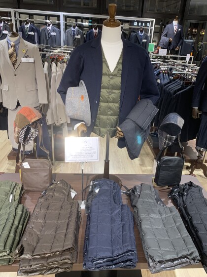 「TAION＝体温」　人気アイテムのインナーダウンベスト入荷しました🎵