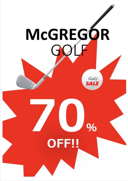 　　マックレガーゴルフ　　　　　　　　⭐️ 70％OFF ⭐️