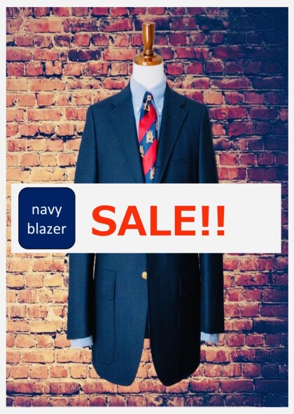 ⭐️  期間限定　⭐️  ネイビーブレザーSALE ‼️