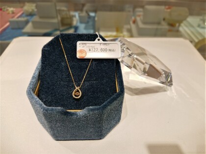 💎しずく型ダイヤモンドネックレス💎 半額以下！｜ブルーム  