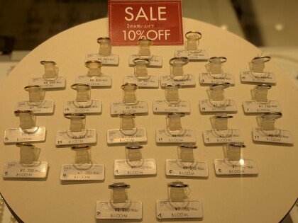 シルバーリング２点ご購入で10％OFF✨