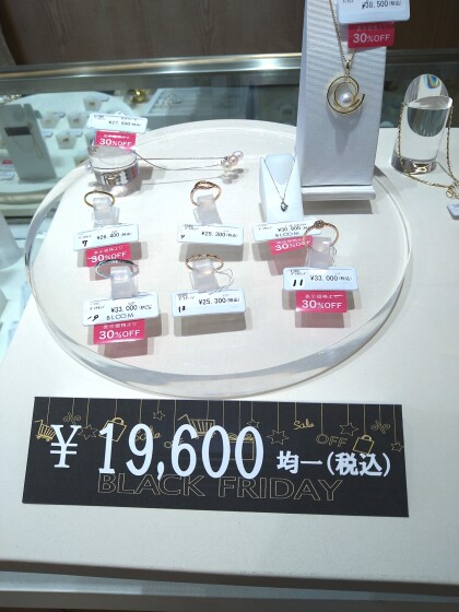 ブラックフライデーセール　19,600円（税込）均一