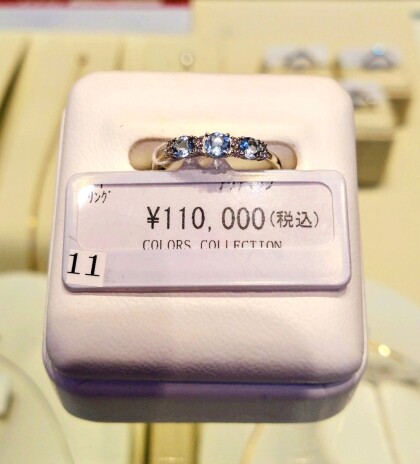 3月誕生石　Ptアクアマリンリング✨5０％OFF ✨ 