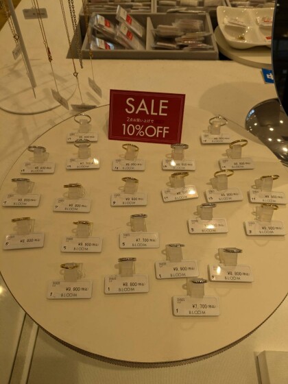 シルバーリング２点購入で１０％OFF💍