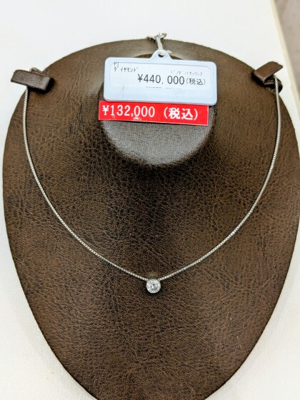 お買得✨プラチナダイヤモンドネックレス✨
