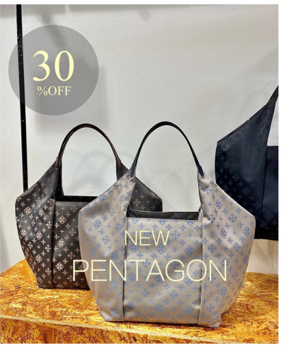 【30%OFF】新入荷！ペンタゴントートバッグ