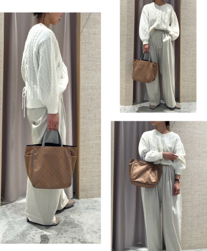 【30%OFF】サイドポケットトートバッグ