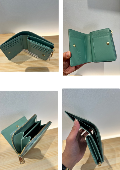 【NEW!】レザー型押しミニ財布