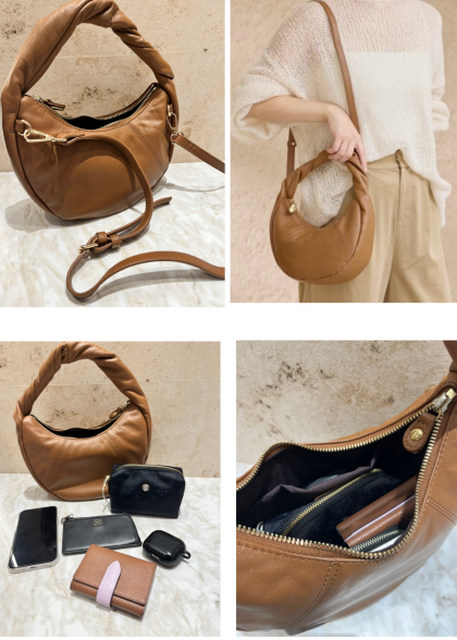 【gemeil】55%OFF！クロワッサン2wayショルダーバッグ