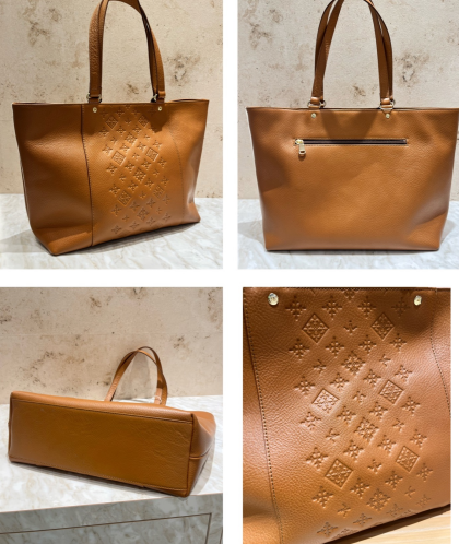 【30%OFF】NEW!レザー型押しトート