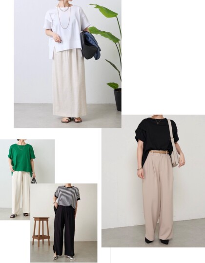 【Jena】サラサラ素材！ビッグ変形Tシャツ
