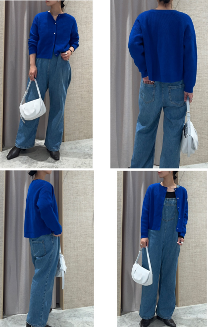 【Jena】カタアゼ金ボタンカーディガン