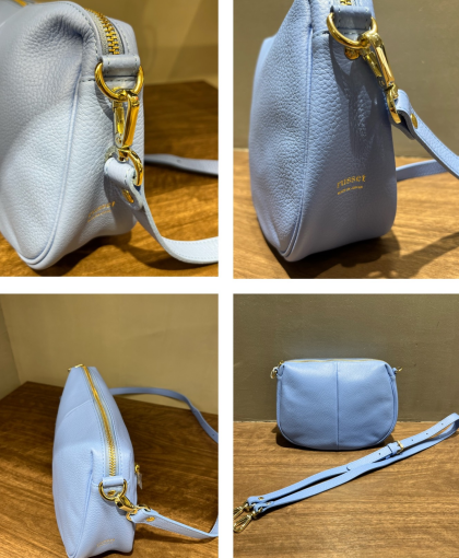 【50%OFF】センターシームレザーショルダーバッグ