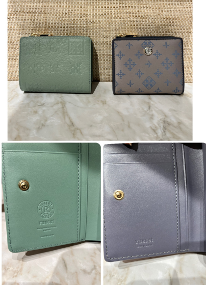 【NEW!】レザー型押しミニ財布