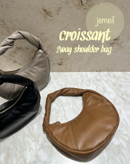 【gemeil】55%OFF！クロワッサン2wayショルダーバッグ