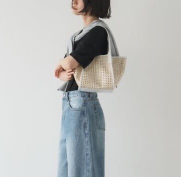 【70%OFF】再入荷！パンチングトートバッグ