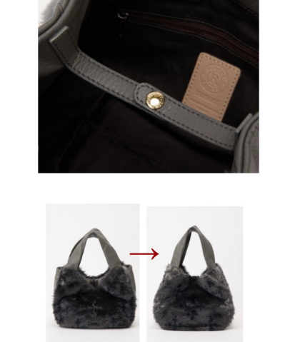 Amazon | [ラシット] モノグラムファー 2wayミニショルダー