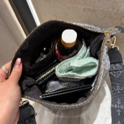 【NEW ARRIVAL】モノグラムテープ　カゴシンプルショルダーバッグ