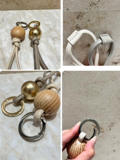 【75%OFF】russetレザーキーリング