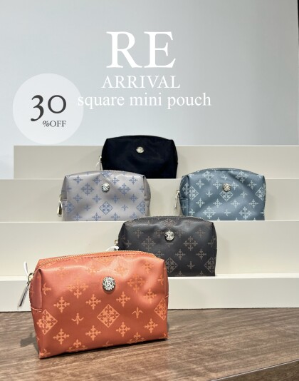 【30%OFF】ミニポーチ再入荷しました！