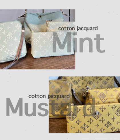 【30%OFF】新商品！コットンジャガードシリーズMint&Mustard