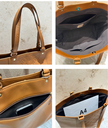 【30%OFF】NEW!レザー型押しトート
