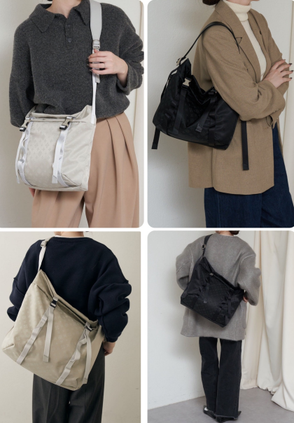 【50%OFF】メタルバックルショルダーバッグ