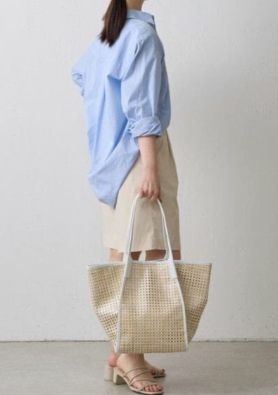 【70%OFF】再入荷！パンチングトートバッグ