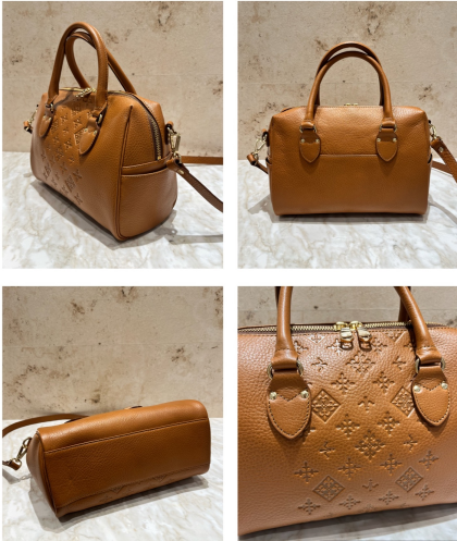 【30%OFF】NEW!型押しレザー2wayボストン