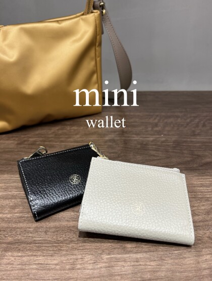 【60%OFF】クリスマスギフトにもオススメ！レザーミニウォレット