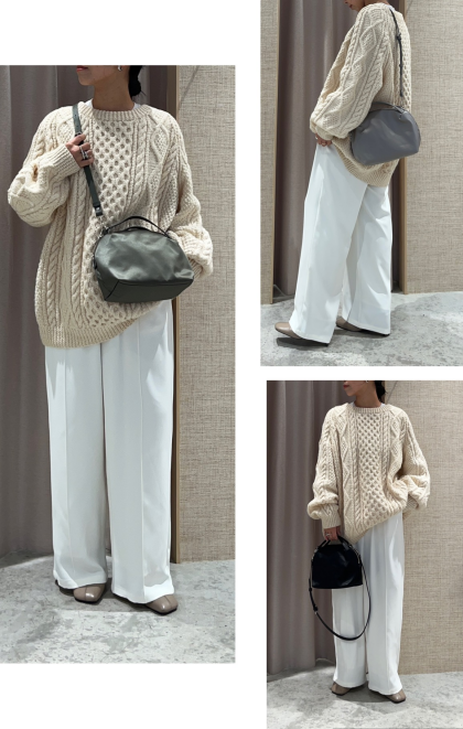 【クラウズナイロン】ラウンドミニ2wayバッグ