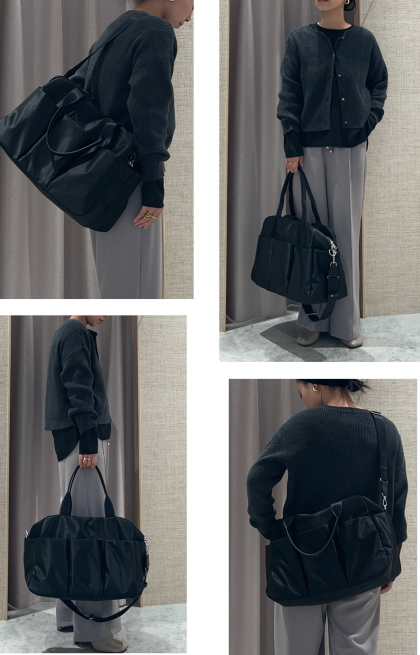 【CLOUDS NYLON】トラベルボストンバッグ