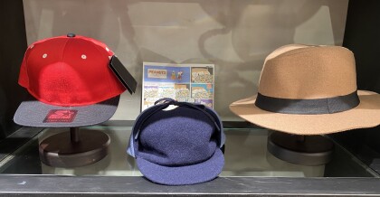 スヌーピーたちと帽子 帽子屋アウトレット ショップトピックス グランベリーパーク