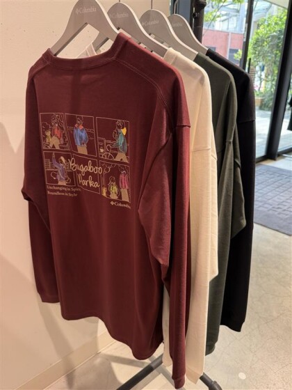 【⭐バックプリント長袖Tシャツ】