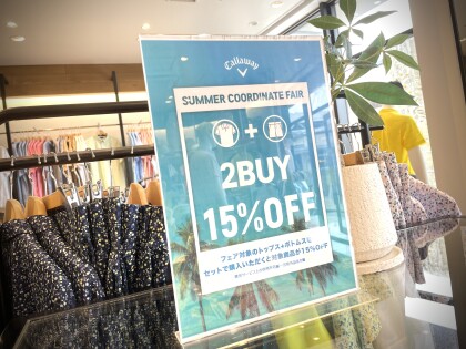 サマーコーディネートフェア15%オフ👕👚