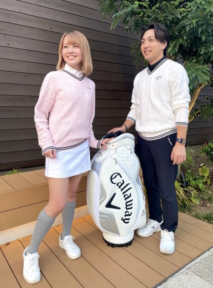 お揃いケーブルニット❤️