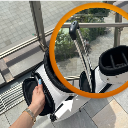 スマートに持ち運べる！キャスター付きキャディーバッグ入荷🏌️‍♂️