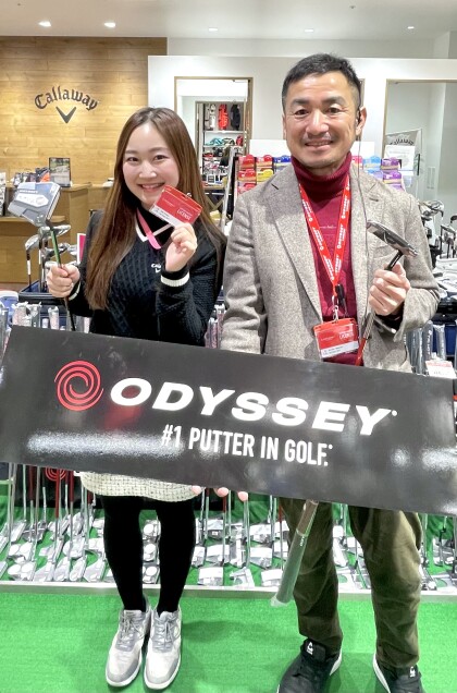 オデッセイマスターによるパターフィッティング実施中⛳️