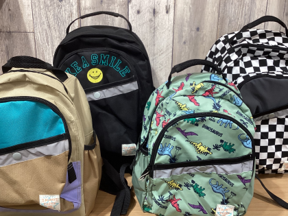 【子ども服】レインアイテム&リュック