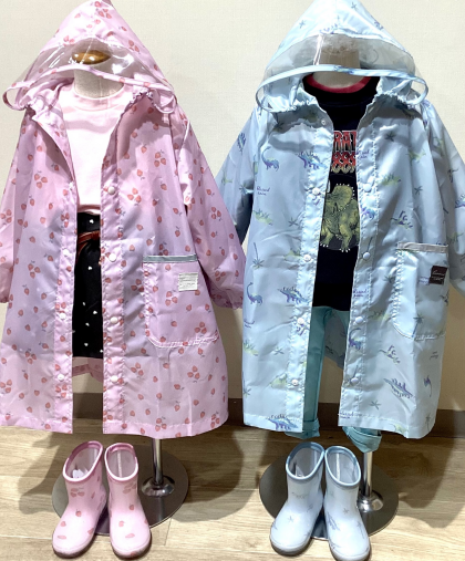 【子ども服】レインアイテム&リュック