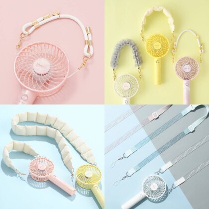 🌬️フレハンディファン🌬️人気のデザインウェーブブルー入荷しました🏝️✨