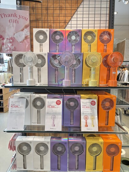 🌸SPRING SALE開催中🌸一足早くフレハンディファン入荷致しました🌬️🎐