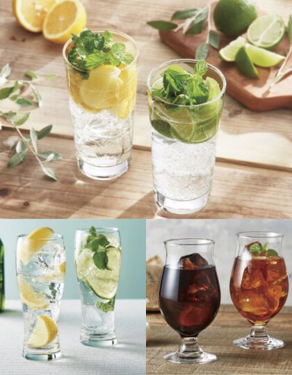 🍹幅広いドリンクが楽しめる使いやすいペアグラスをご紹介します✨️