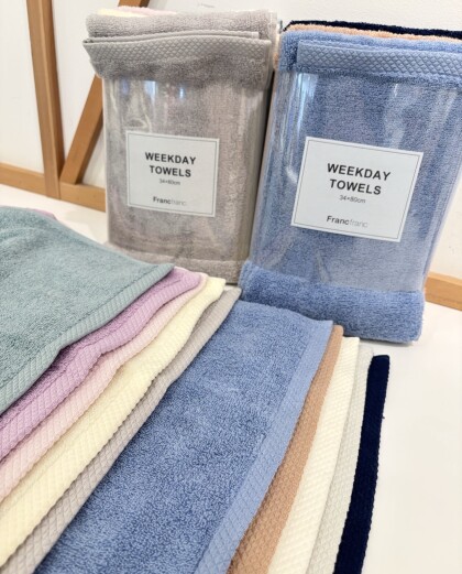 WEEKDAYタオルにNEWカラーが入荷しました🧺🫧