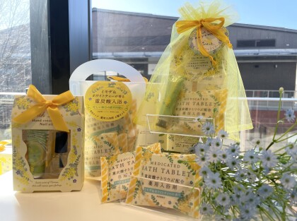 優しく甘いミモザが香るボディケアセット🌼