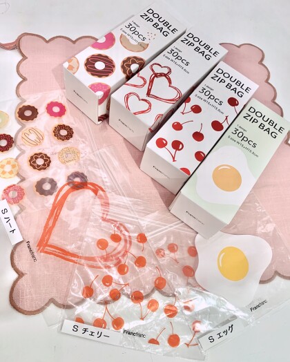 🍩人気のダブルジップバッグから新サイズが入荷しました🍩