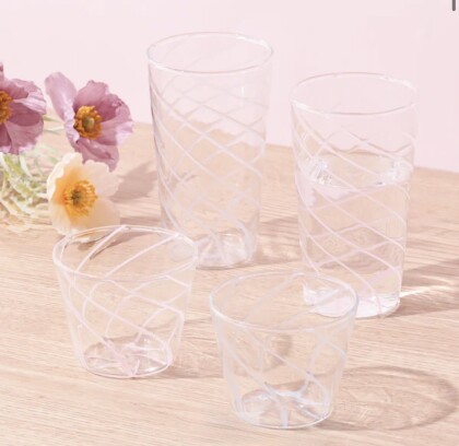 🎐暑い時期に涼しく感じるガラス食器が入荷しました✨️🥂
