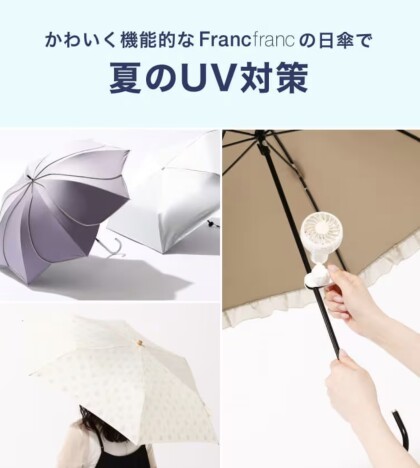 これからの季節に活躍する日傘とかぶる日傘でUVケア🧴☀️