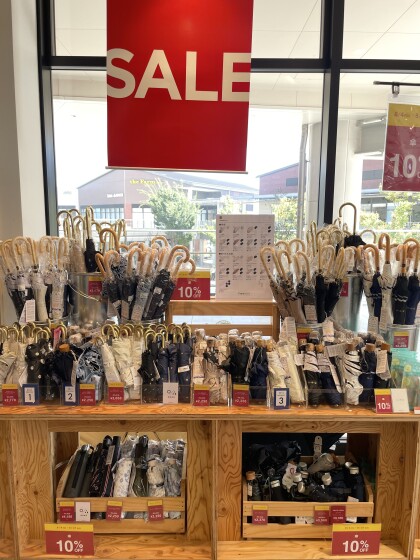 夏のSALE第二弾☀️レインアイテム10%OFF🌂⛅️